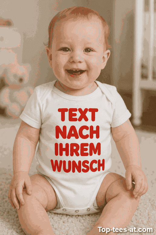 Lustiger Baby Body mit Wunschtext