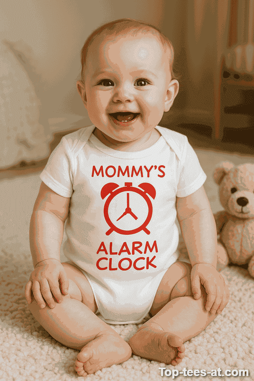 Lustiger Baby Body Mommys Alarm Clock