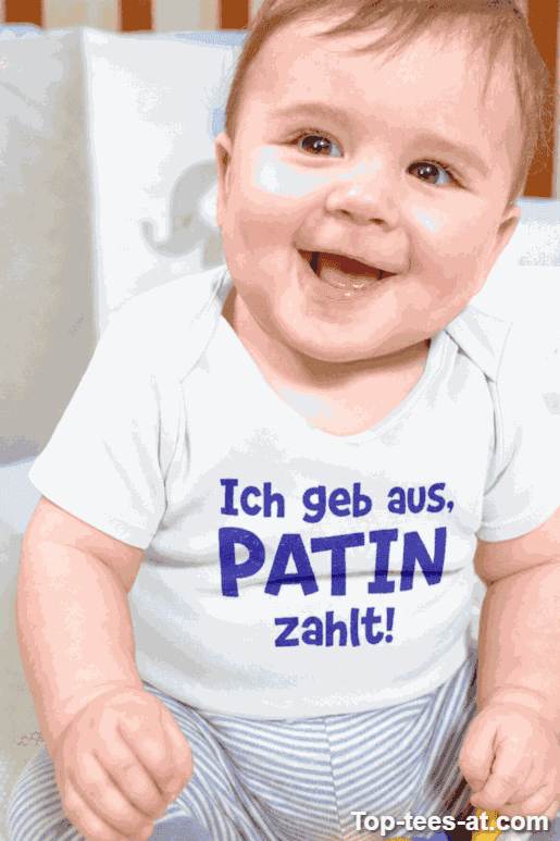 Lustiger Baby Body Patin zahlt