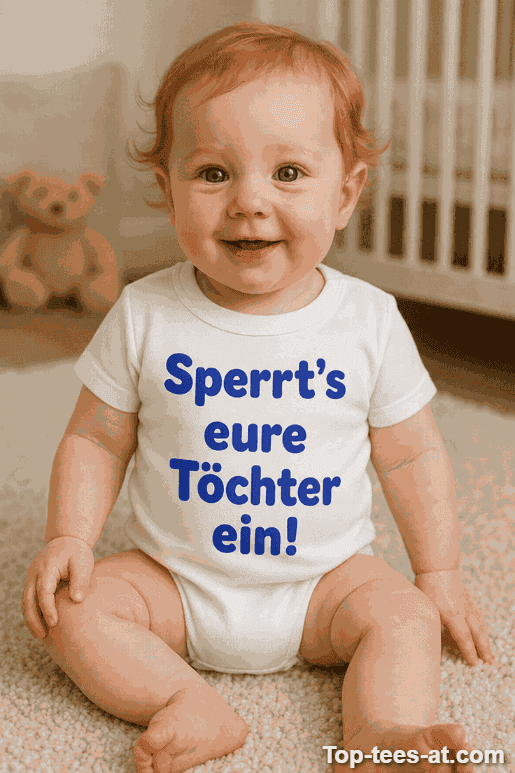 Lustiger Baby Body Sperrt eure Töchter ein