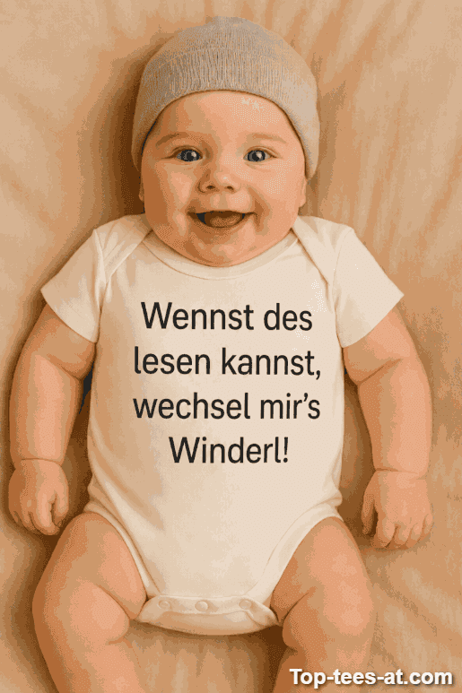 Lustiger Baby Body Wennst des lesen kannst