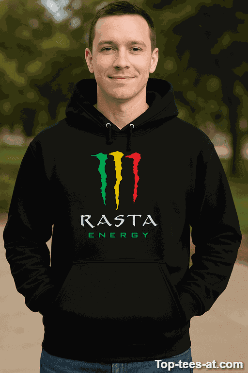 Lustiger Hoodie Rasta Energy