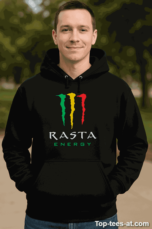 Lustiger Hoodie Rasta Energy