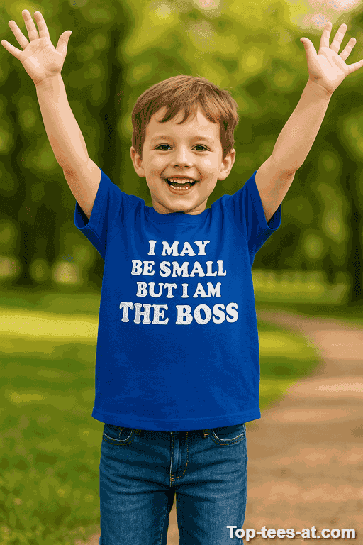 Lustiges Kinder T-Shirt I Am The Boss