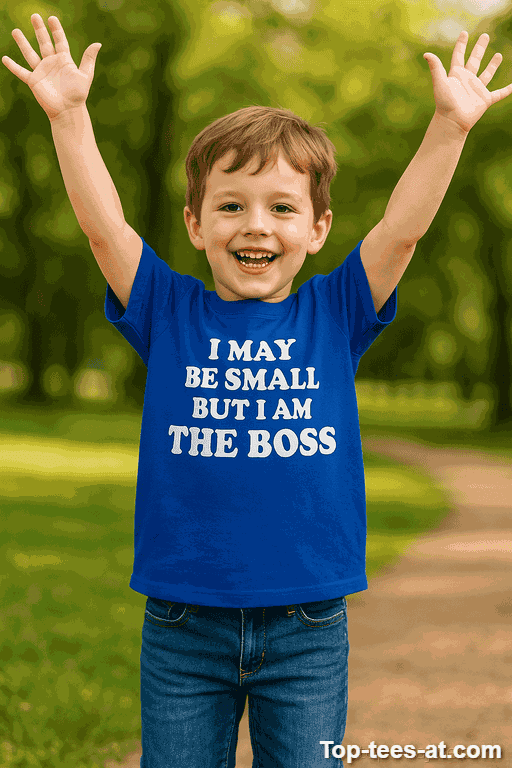 Lustiges Kinder T-Shirt I Am The Boss