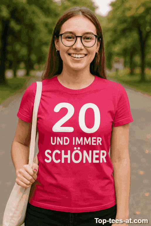 Lustiges T-Shirt 20 Jahre und immer schöner