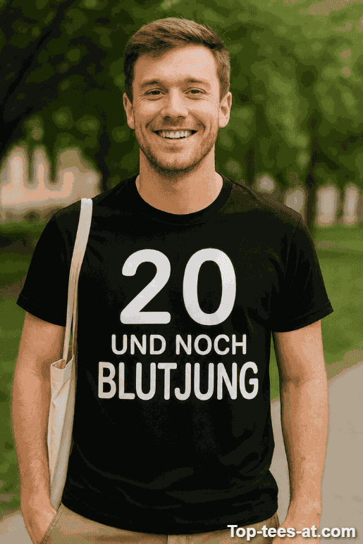 Lustiges T-Shirt 20 und noch blutjung
