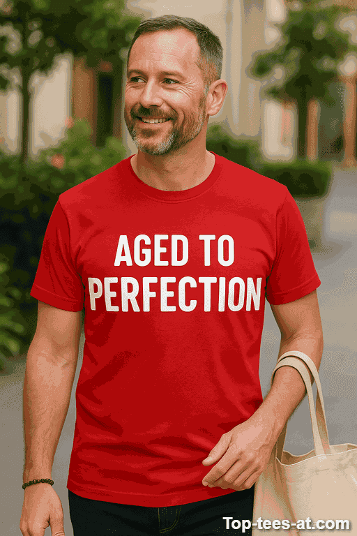 Lustiges T-Shirt Aged To Perfection