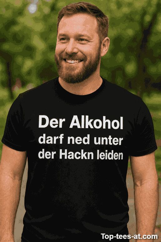 Lustiges T-Shirt Alkohol darf nicht leiden
