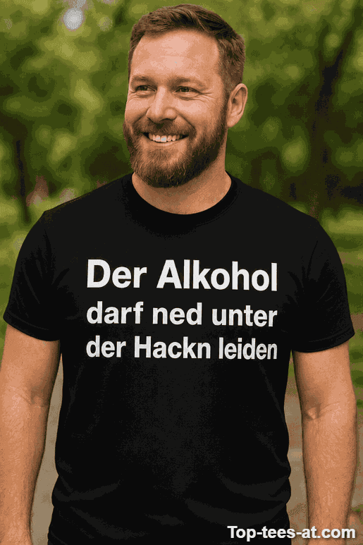 Lustiges T-Shirt Alkohol darf nicht leiden