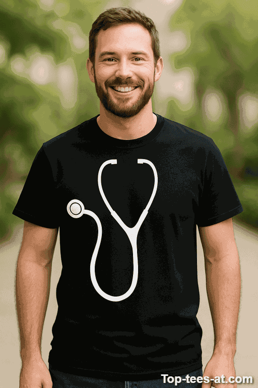 Lustiges T-Shirt Arzt mit Stethoskop