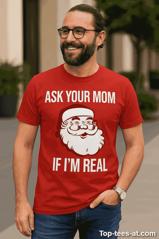 Lustiges T-Shirt Ask Your Mom
