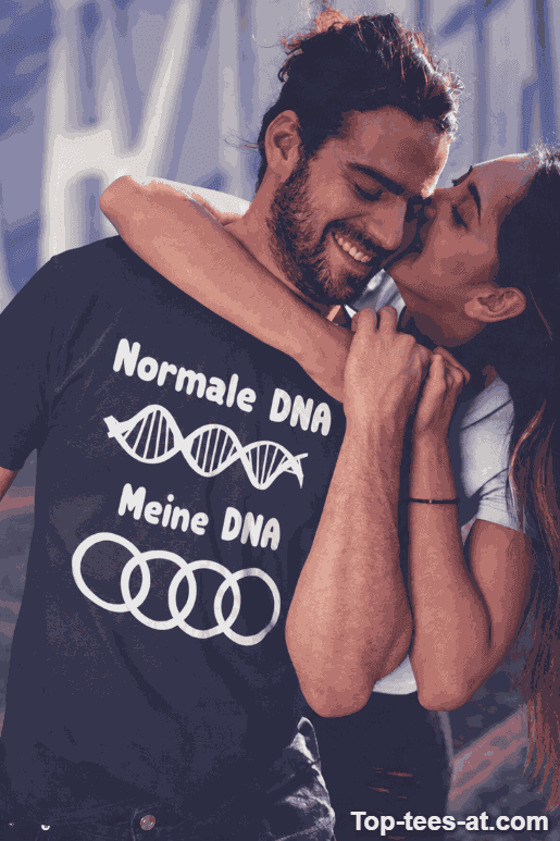 Lustiges T-Shirt Audi DNA