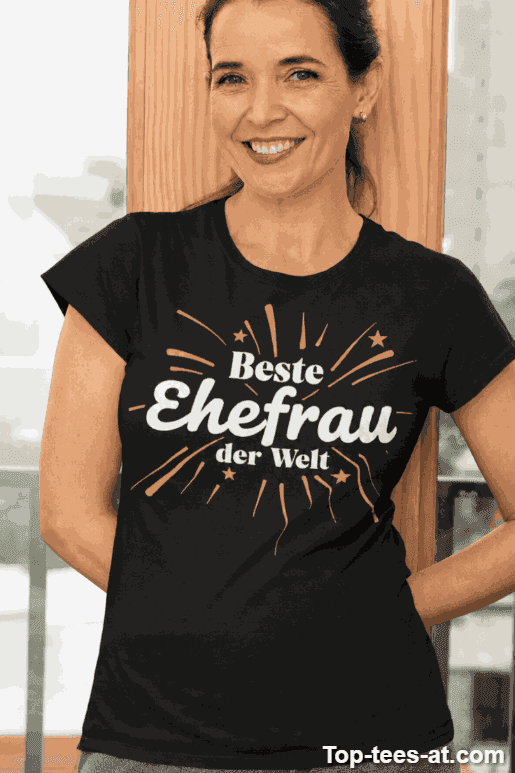 Lustiges T-Shirt Beste Ehefrau der Welt