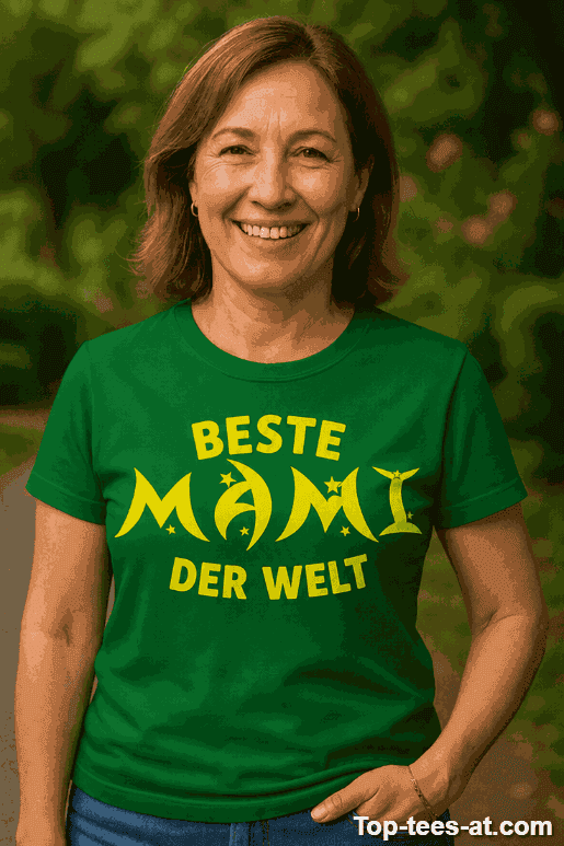 T-Shirt Beste Mami der Welt zum Muttertag – Wunschname