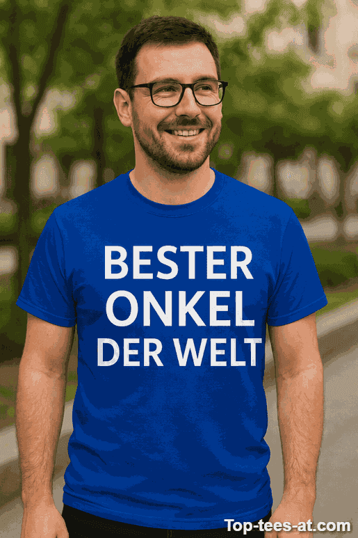 Lustiges T-Shirt Bester Onkel der Welt