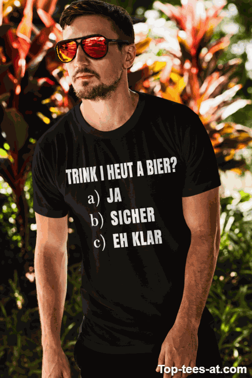 Lustiges T-Shirt Bier trinken Quiz