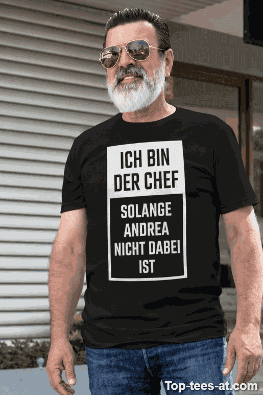 Lustiges T-Shirt Chef mit eigenem Namen