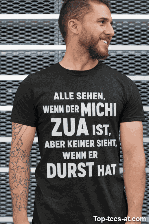Lustiges T-Shirt Durst mit eigenem Namen