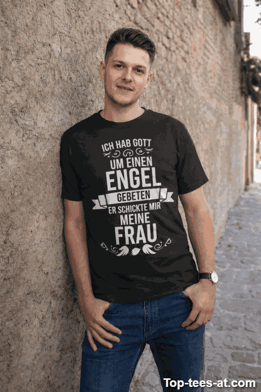 Lustiges T-Shirt Engel von Gott für Ehemann