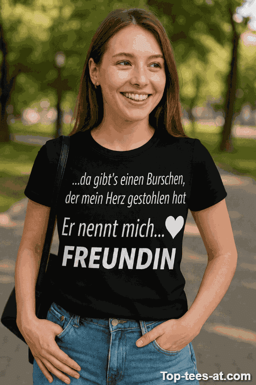 Lustiges T-Shirt er nennt mich Freundin