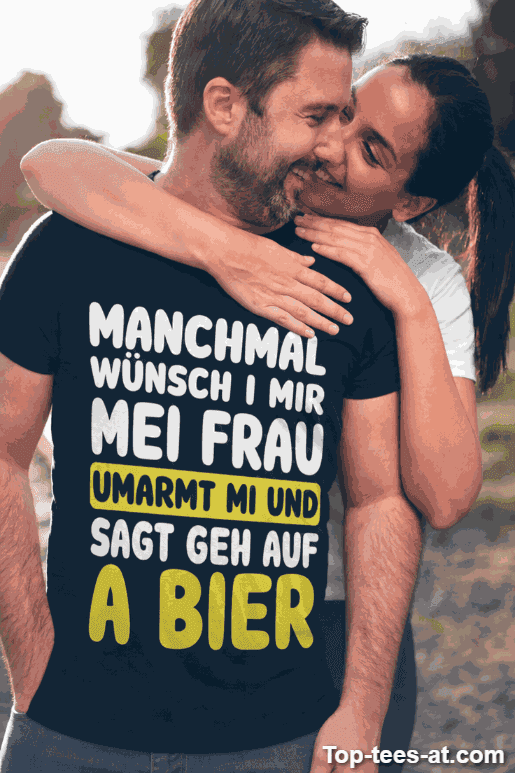 Lustiges T-Shirt Frau sagt Geh auf ein Bier