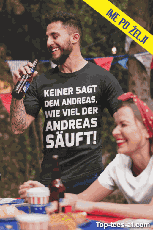 Lustiges T-Shirt für Biertrinker mit eigenem Namen