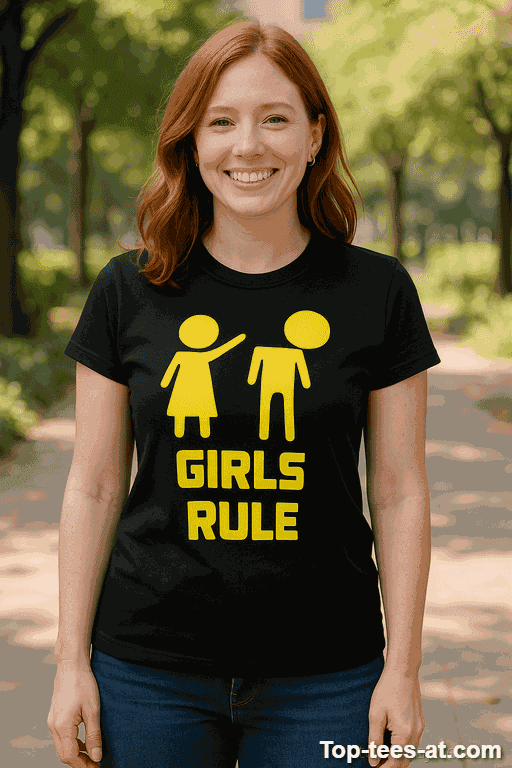 Lustiges T-Shirt Girls Rule
