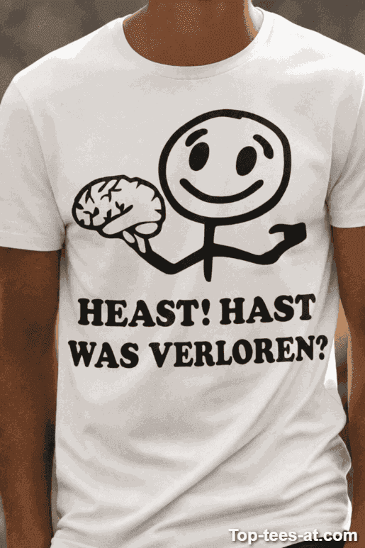 Lustiges T-Shirt Heast hast was verloren