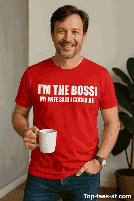 Lustiges T-Shirt I am the Boss
