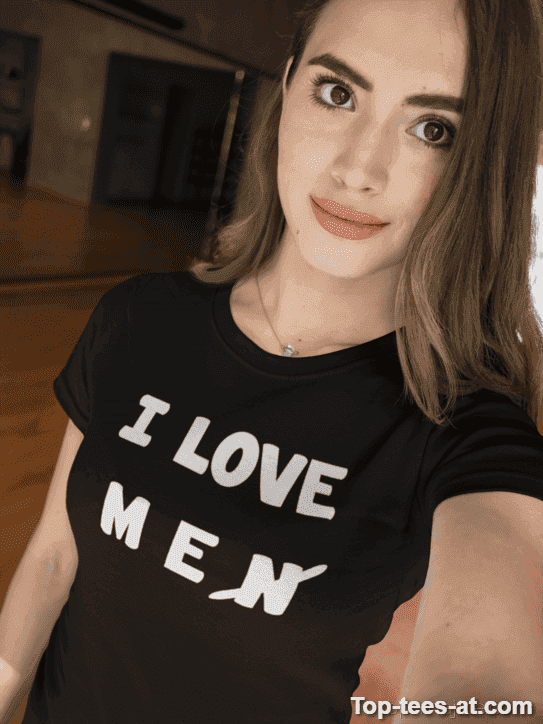 Lustiges T-Shirt I Love Men
