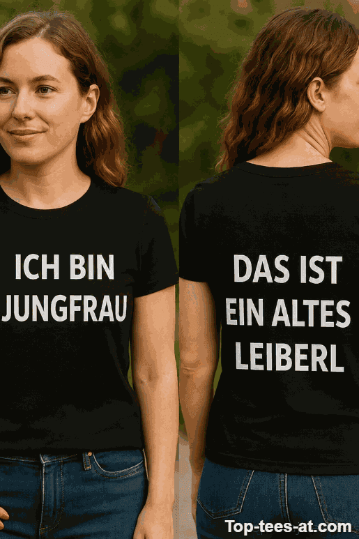 Lustiges T-Shirt Ich bin Jungfrau Altes Leiberl