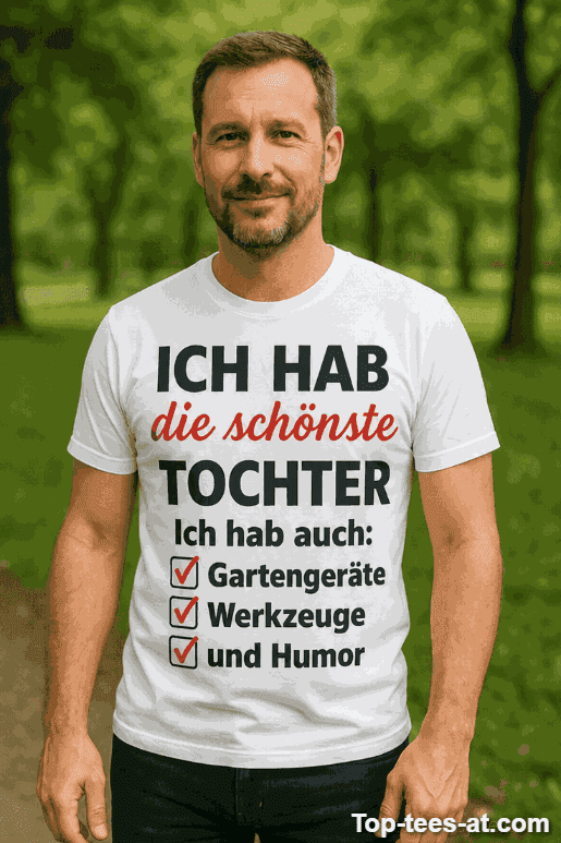 Lustiges T-Shirt Ich habe die schönste Tochter