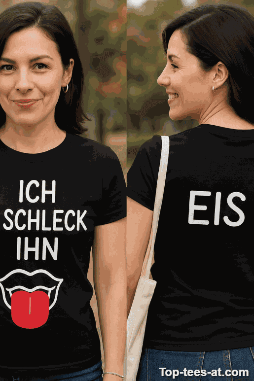 Lustiges T-Shirt Ich schleck ihn Eis