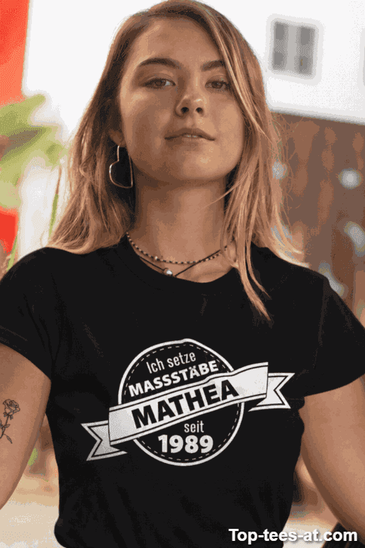 Lustiges T-Shirt Ich setze Maßstäbe mit eigenem Namen