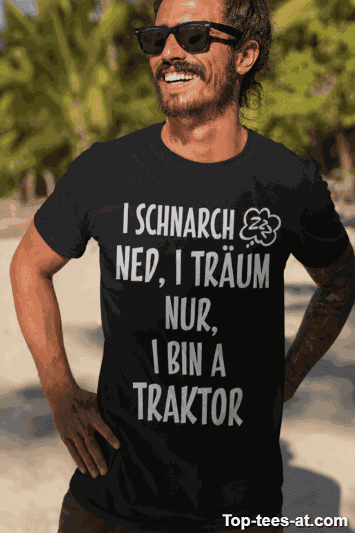 Lustiges T-Shirt ich träume nur Traktor