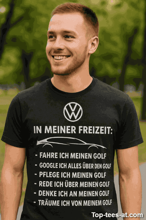Lustiges T-Shirt In meiner Freizeit Golf