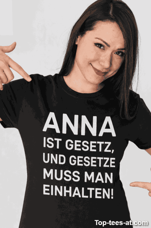 Lustiges T-Shirt ist Gesetz mit eigenem Namen