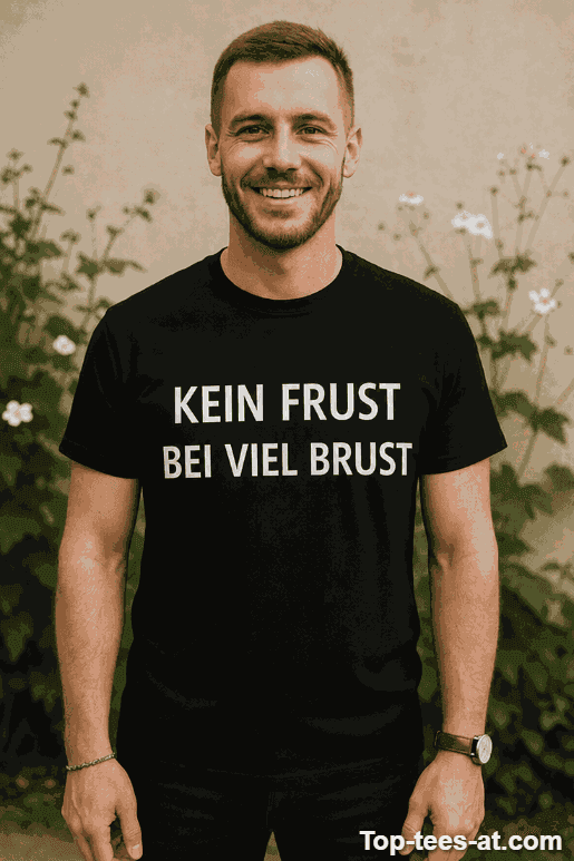 Lustiges T-Shirt Kein Frust bei viel Brust
