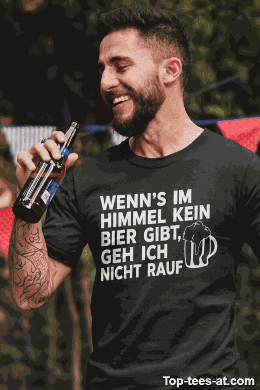 Lustiges T-Shirt kein Himmel ohne Bier
