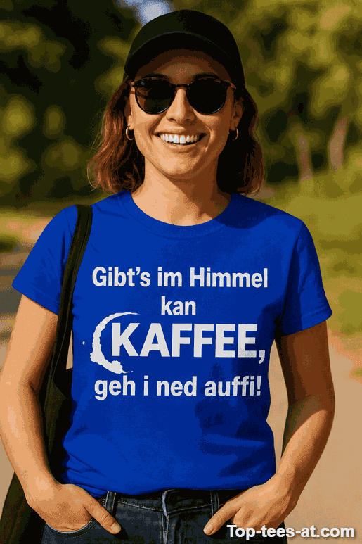 Lustiges T-Shirt Kein Kaffee kein Himmel