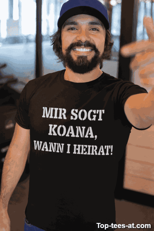 Lustiges T-Shirt keiner sagt mir wann ich heirate