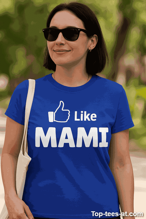 Lustiges T-Shirt Like Mami zum Muttertag