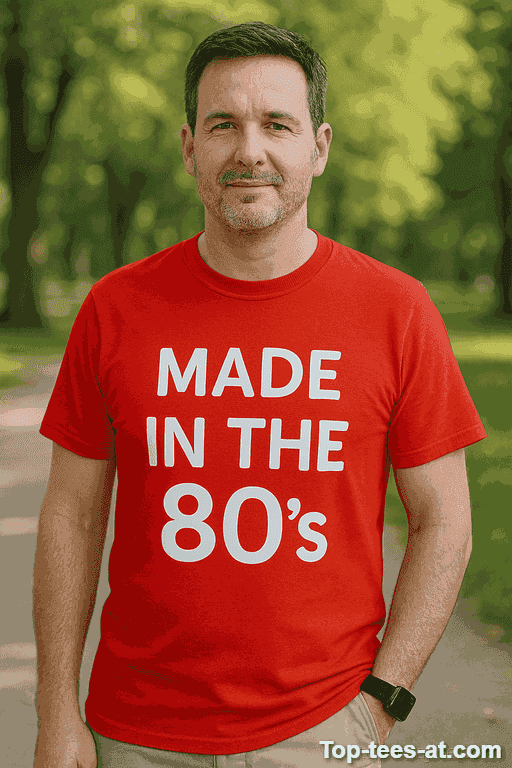 Lustiges T-Shirt Made in the 80s