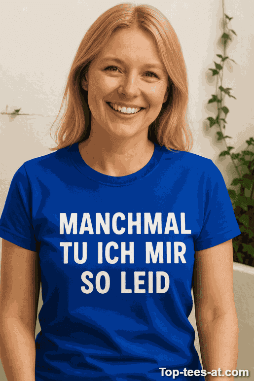 Lustiges T-Shirt Manchmal tu ich mir so leid