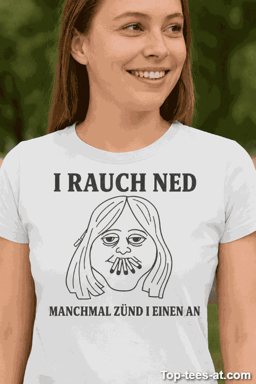 Lustiges T-Shirt Manchmal zünde ich einen an