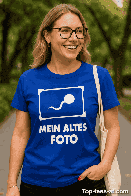Lustiges T-Shirt Mein altes Foto