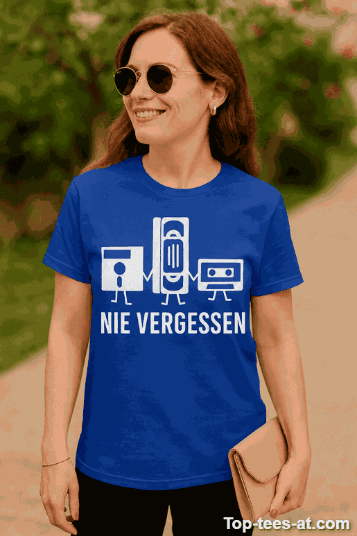 Lustiges T-Shirt Nie Vergessen