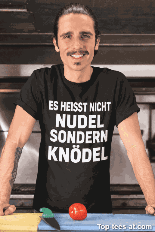 Lustiges T-Shirt Nudel oder Knödel