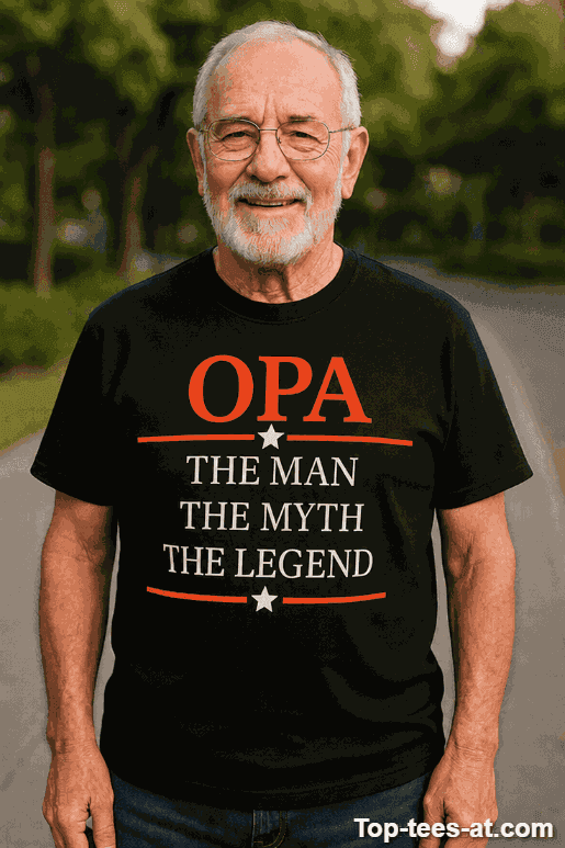 Lustiges T-Shirt Opa der Mann die Legende